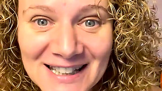 Close-up of Merce Masturbating in a Chair, Horny as Fuck