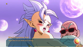 Kame Paradise Multiversex 3 - Roshi Fucking the Fat Ass of a Beautiful Kaioshin