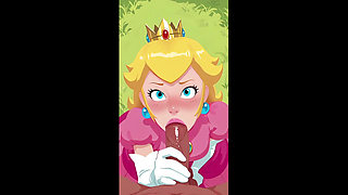 Princess Peach Love Big COCK