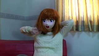 Skinny brunette amateurs dp solo