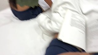 Exam Preparation with My Stepcousin on a Hot