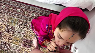 The Afghan female performed oral stimulation on my penis.