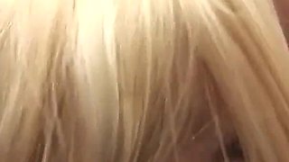 Horny MILF Michelle Thorne a slut with huge breasts and a shaved pussy gets turned on by a cock in her pussy