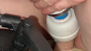 Lara gets fucked by a machine