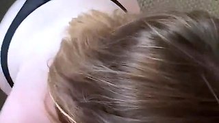 Amateur teen blowjob and cumshot from a guy