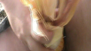 Corncub on the Car Jerking off