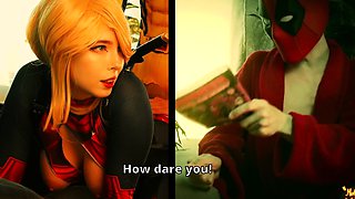 Deadpool vs Wolverine. Crazy Sexual Fight - Trailer -