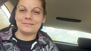 She Couldn’t Wait - MILF Blowjob & Handjob While Driving - Public Car Sex Kingyordanov