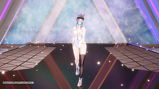 Mmd Aespa - Supernova Akali Sexy Striptease League of Legends Uncensored Hentai