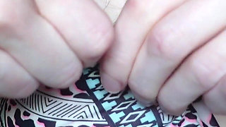 Squeezing My Small Tits and Boobs Bouncing