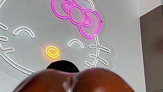 Slick and Wild: Glasses-Girl's Solo Squirt Spectacle