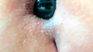 Pink pussy and ass kinky solo toy fun