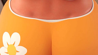 BBW Stepmom MILF with Huge Tits & a Big Fat Ass Gives Tit Job to Big Cock Stepson in the Kitchen - Mansion Days - 3D Taboo Game