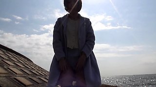 Amateur asian gf outdoor sex and cumshot