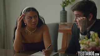 Huge tits Spic bride humped in public