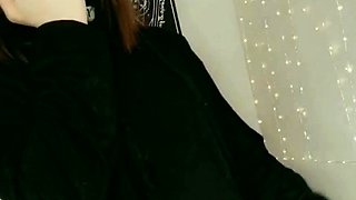 Big Tits Tranny Strokes her Big Cock