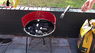 Our First Barbecue Evening on Vacation! Buy, Assemble and Enjoy the Grill Bikergirl_97 Wet Wonder