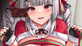 Santa's daughter makes your Christmas wishes come true: Vanilla, Edging, Frenulum