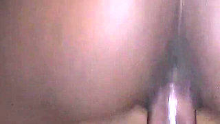 Sexy Creamy Ebony Teen Riding My Cock and Moaning