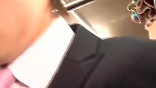 Japanese Guy Gropes Girl on Bus and Gets Groped Back Reverse Chikan JAV