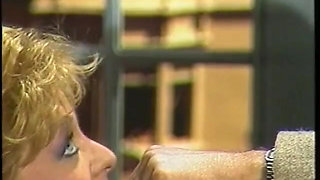 Blonde slut with a shaved pussy loves to get fucked hard by a big cock