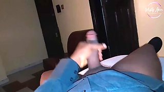 Amateur Teen Moaning Loud - Solo Hotel Masturbation with Mighty Adrian