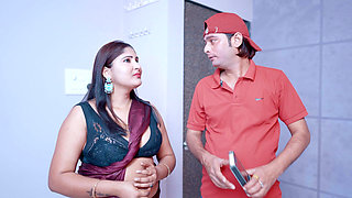 Desi Hot Bhabhi Seduced by Ac Technician in the Sexy Room