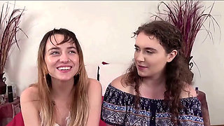 Desperate College Babes Loni Legend & Emma Shay Get Their Tight Pussies Pounded Hard By Big Black Cock