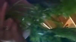 Humiliating food penetration in pussy