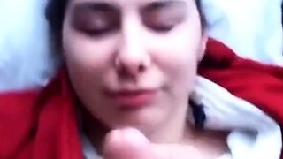 Shy Amateur Gets A Facial
