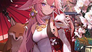 Voiced anime joi, genshin impact, female dom