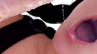 Cute amateur webcam teen girl toying pussy on webcam