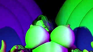 Bigboobs Cyber Goddess with Curves - 3D Animation Hentai