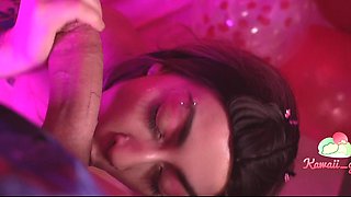 Busty cosplay fetish brunette nurse sucks cock pov