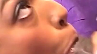 Hot Black Teen Rides a Big Black Cock for Anal Fuck