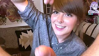 Brunette Slut Gives Blowjob To Big Cock Outdoors