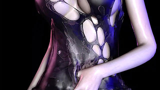 Sculpted Seduction: 3D Girl Model - 3D Animation Hentai