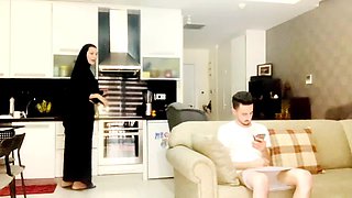 An Arab Boy Fucks Step- Mother Because He's Still Learn How to Have Sex. and Thestep- Mother Doesn't Mind Teaching Her Step Son