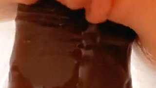 What Do Teenagers Usually Do in the Bathroom? Stretching My Tight Pussy with a Big Cock