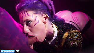Mystery Saja Fucks Melody Marks and Fills Her Pussy up - Kpop Demon Hunters Porn Cosplay Parody