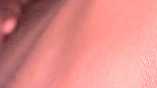 Ebony Teen with My Balls as She Sucks Them My Dick Slapped Her Face Then She Gives Me Sloppy Blowjob POV