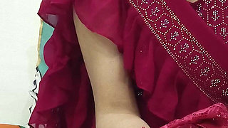 Hot Indian Saara Bhabhi Pussy Licking and Hard Fuck for Teaching First Sex to Devar.