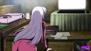 Explosive Aya and Hinata at bukkake scene