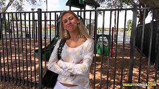 Jmac's Wild Blonde Passion in Steamy Outdoor Heat