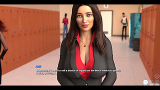 Race of Life - Brunette College Teacher Wants to Come to Her House and Give Her a Good Fucking
