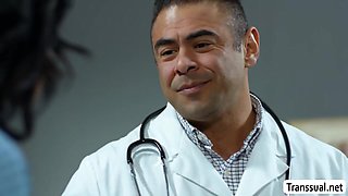 Cheater doc no condom tears up TRANSSEXUAL patients pink hole