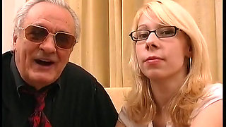 Cute blonde teen gets punish by hard dicks