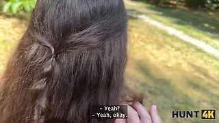 Vixi Rafi cheats on her boyfriend with a stranger in the park, POV style!