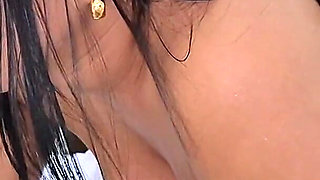 My Brunette Venezuelan Wife Comes Out of the Bathroom Wrapped in a Towel and Goes Straight to Devour My Average-sized Cock.