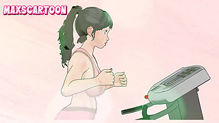 NSFW Hot Adult Short Cartoons - Kate's Naked Run